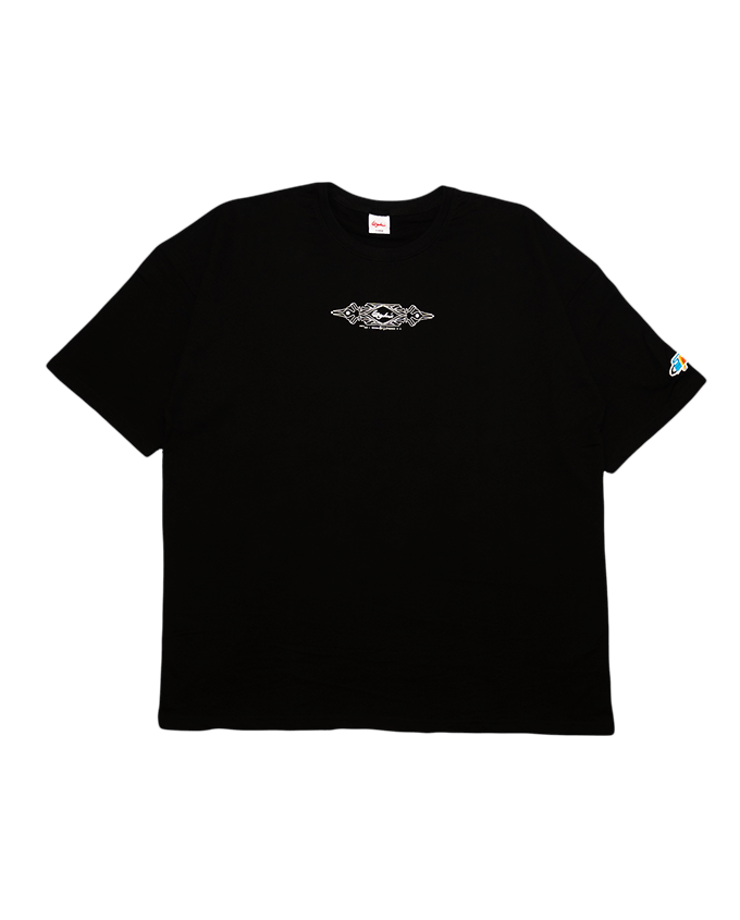 Drop. 006 – Black Graphic Loose Fit T-Shirt – Slook